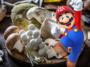 Super Mario and a basket of medicinal mushrooms